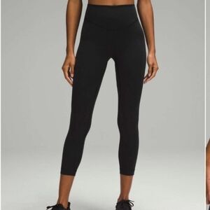 Lululemon Wunder Under Smooth Cover High-Rise Legging in Black 25” Sz 10 EUC